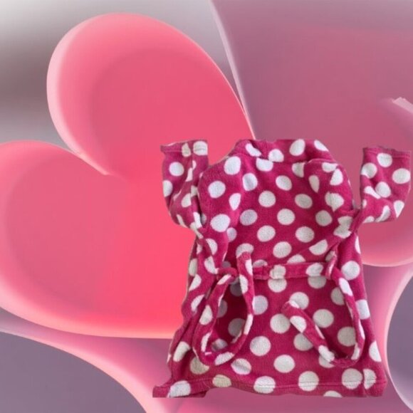 2pc -Disney Polka Dot Bathrobe & Pajama Pants - Picture 10 of 13